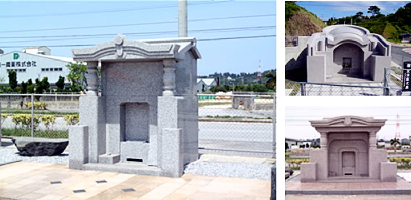 沖縄の墓石